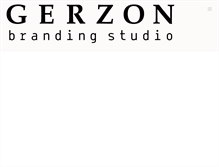 Tablet Screenshot of gerzon-branding.com